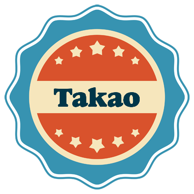 Takao labels logo