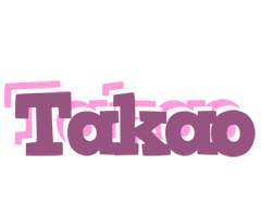 Takao relaxing logo