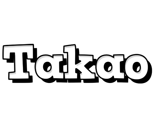 Takao snowing logo