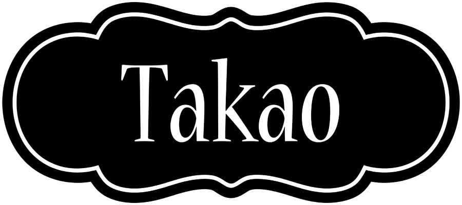 Takao welcome logo