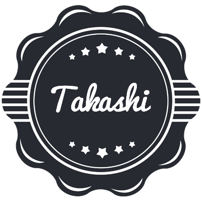 Takashi badge logo