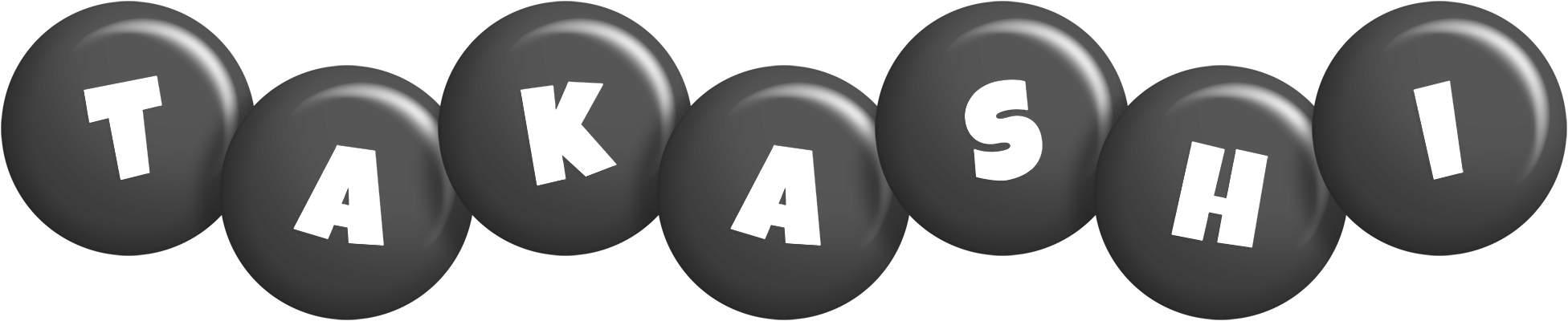 Takashi candy-black logo