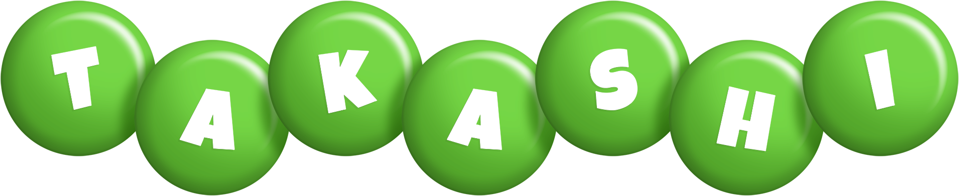 Takashi candy-green logo
