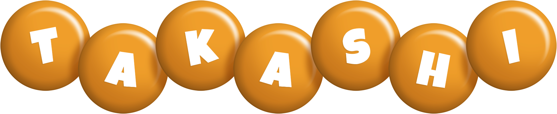Takashi candy-orange logo