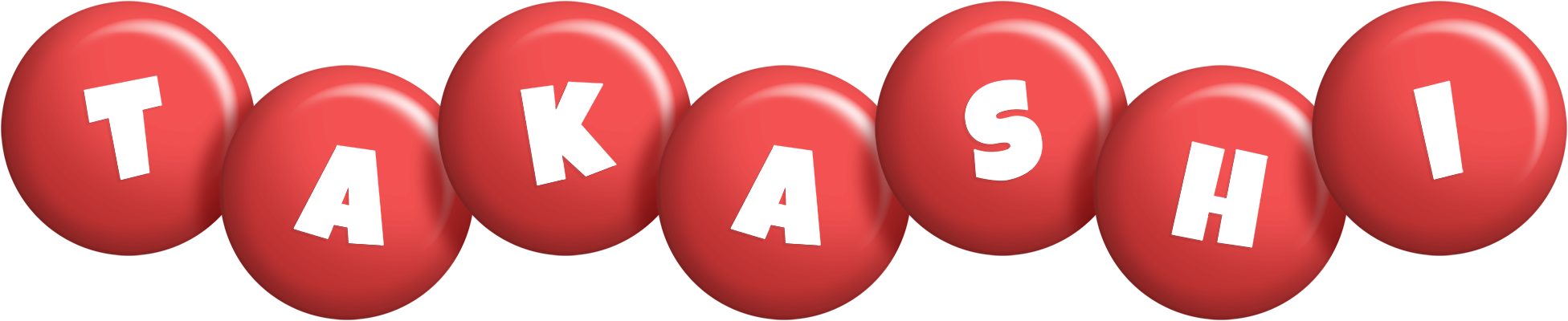 Takashi candy-red logo