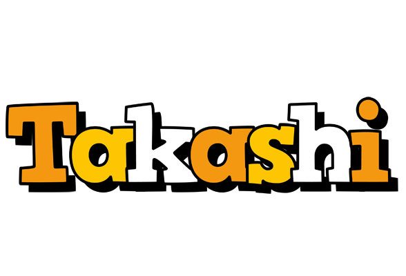 Takashi cartoon logo