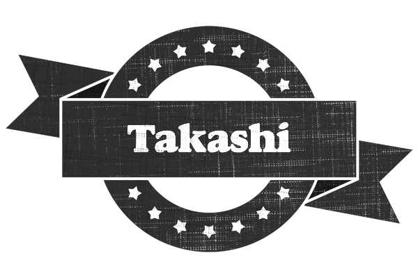 Takashi grunge logo