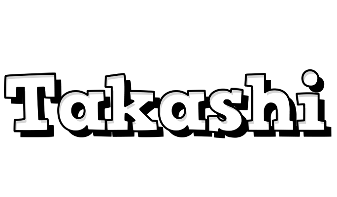 Takashi snowing logo