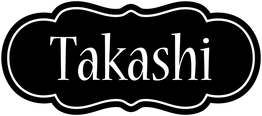Takashi welcome logo