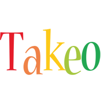 Takeo birthday logo