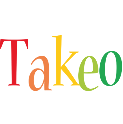 Takeo birthday logo