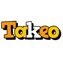 Takeo cartoon logo