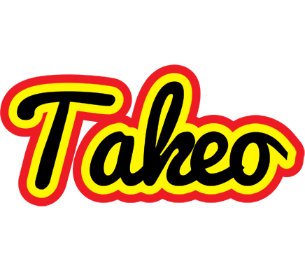 Takeo flaming logo