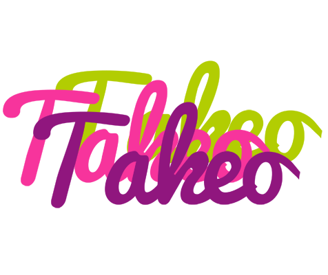 Takeo flowers logo