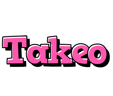 Takeo girlish logo
