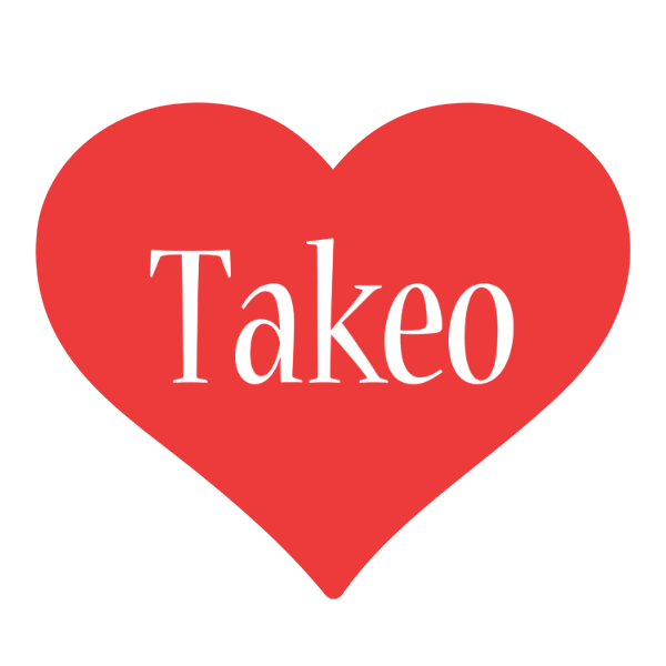 Takeo love logo
