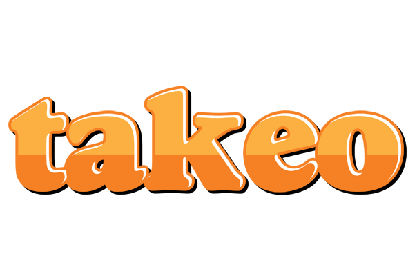 Takeo orange logo