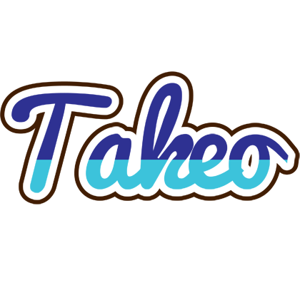 Takeo raining logo