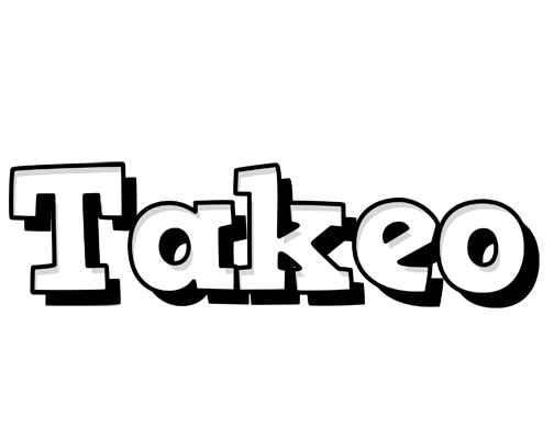 Takeo snowing logo