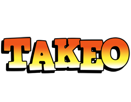 Takeo sunset logo