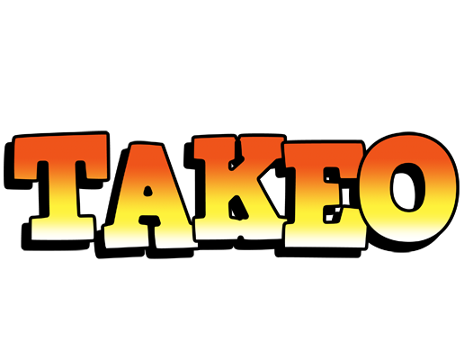 Takeo sunset logo