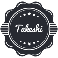 Takeshi badge logo