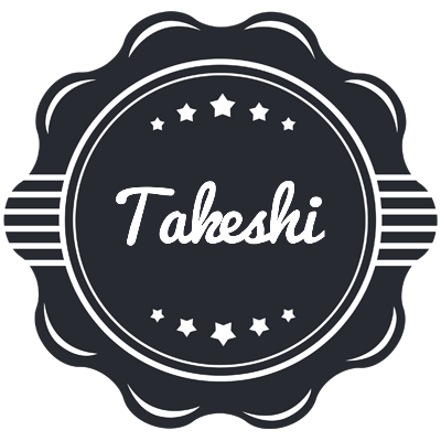 Takeshi badge logo
