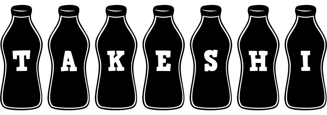 Takeshi bottle logo