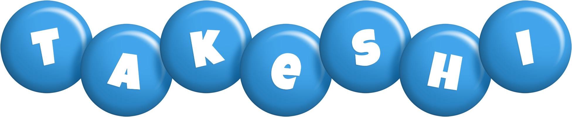 Takeshi candy-blue logo