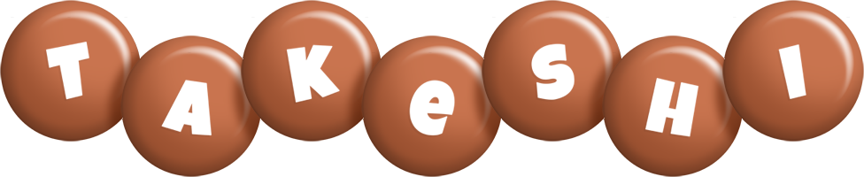 Takeshi candy-brown logo