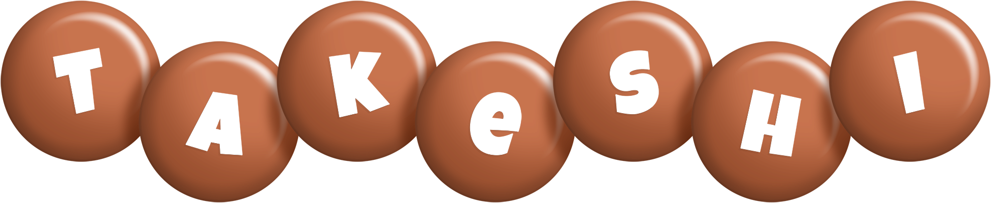 Takeshi candy-brown logo