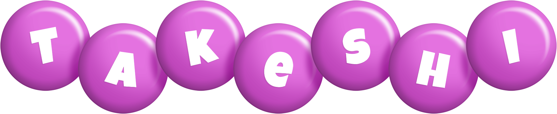 Takeshi candy-purple logo