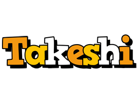 Takeshi cartoon logo