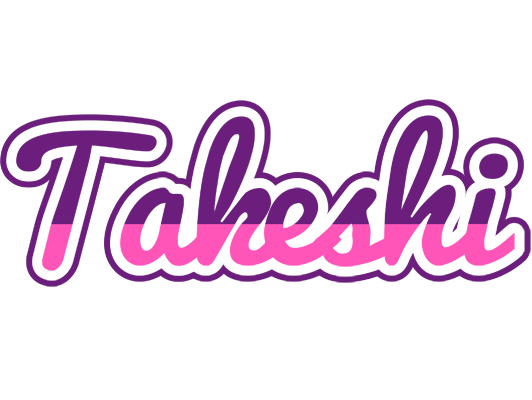Takeshi cheerful logo
