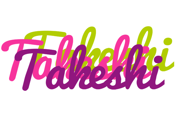 Takeshi flowers logo