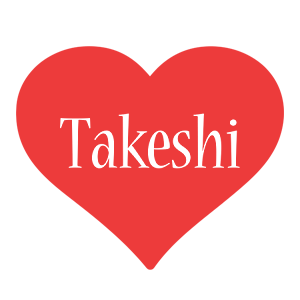 Takeshi love logo