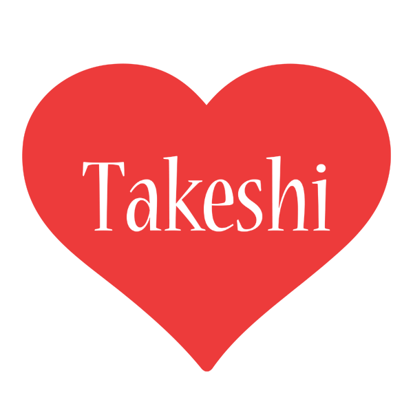 Takeshi love logo