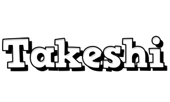 Takeshi snowing logo