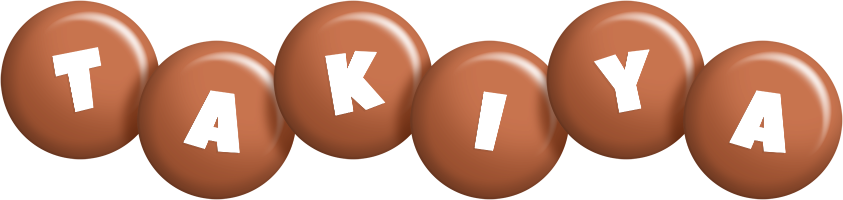 Takiya candy-brown logo