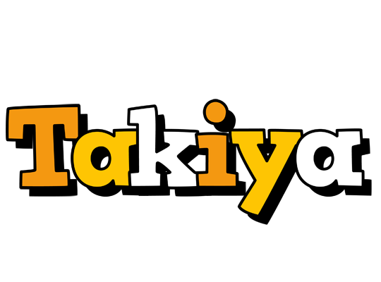 Takiya cartoon logo