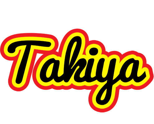 Takiya flaming logo