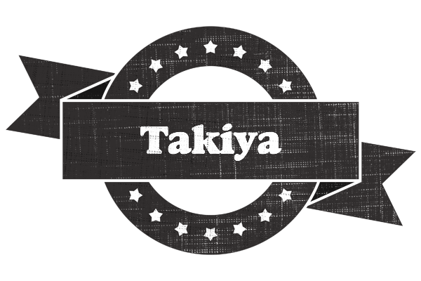 Takiya grunge logo