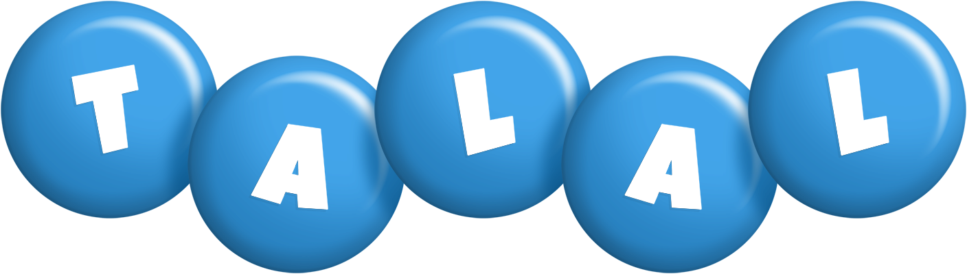 Talal candy-blue logo