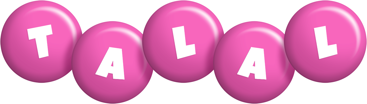 Talal candy-pink logo
