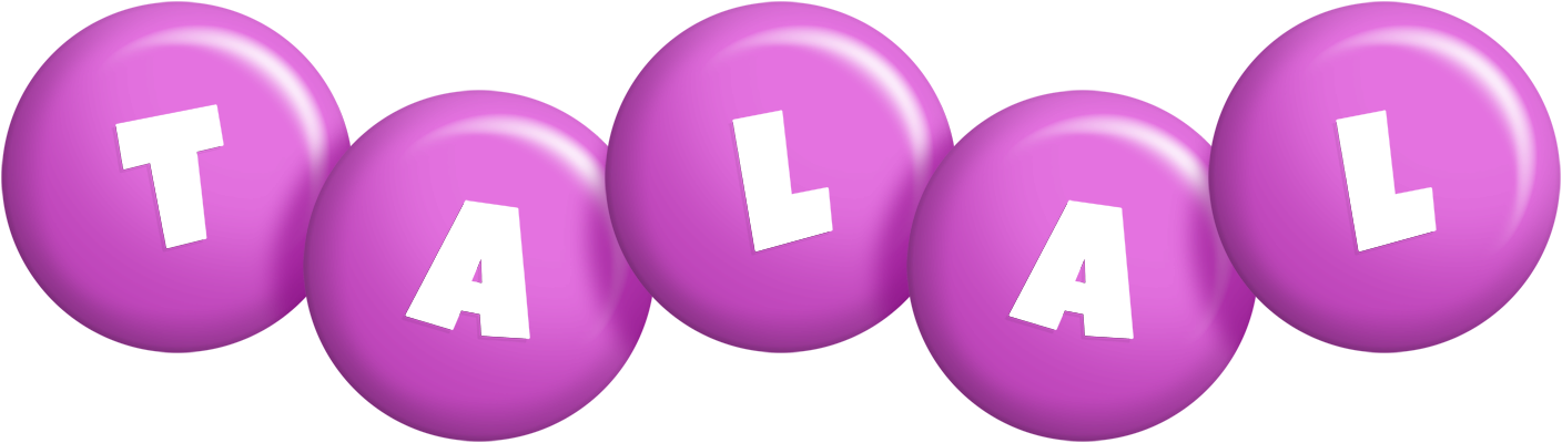 Talal candy-purple logo