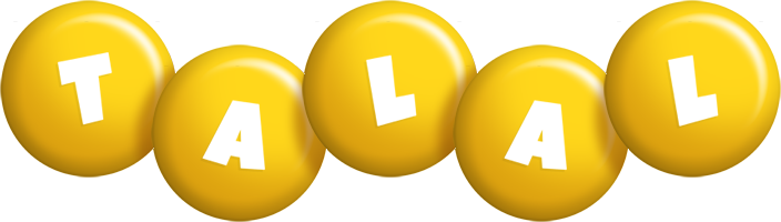 Talal candy-yellow logo