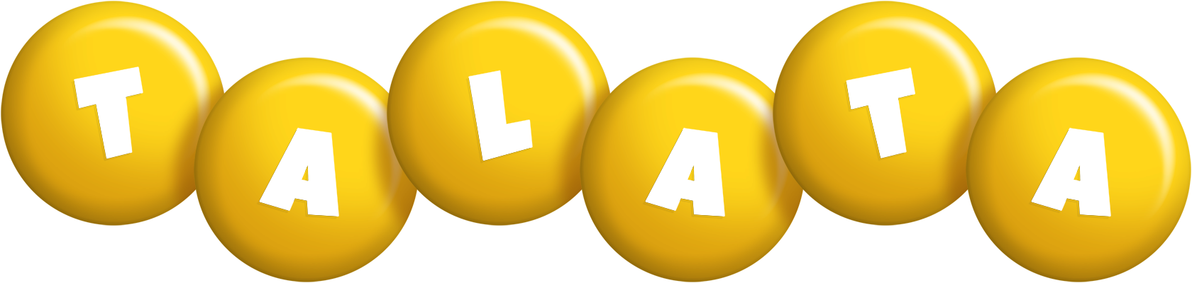 Talata candy-yellow logo