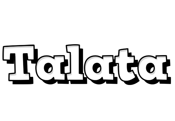 Talata snowing logo