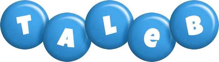 Taleb candy-blue logo