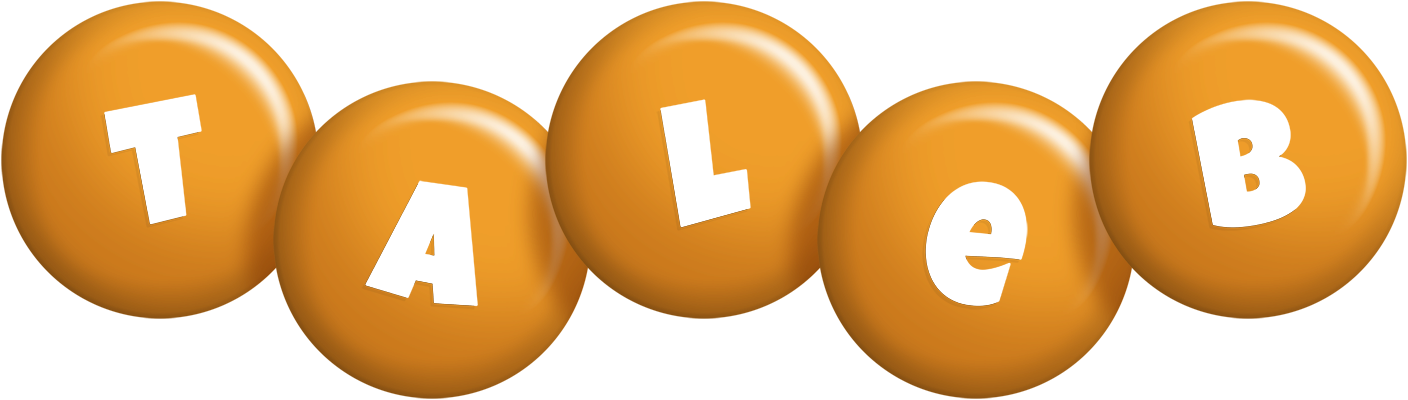 Taleb candy-orange logo